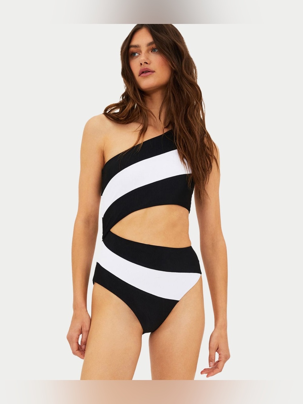 Beach Riot Joyce in black and white NWT
